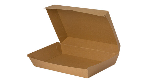 Klappbox, 290 x 170 x 85 mm, Kraftpapier, natur, mit anhängendem Deckel, A-Nr.: 11344 Klappbox, 290 x 170 x 85 mm, Kraftpapier, natur, mit anhängendem Deckel, A-Nr.: 11344 - 01