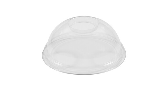 Domdeckel, Ø 95 mm, 40 mm, RPET, transparent, VERIVE, A-Nr.: 16853 - 01