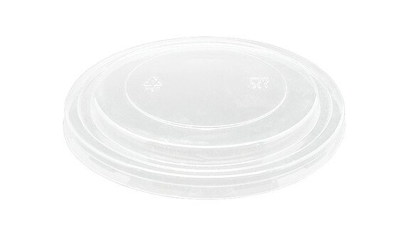 Stülpdeckel, Ø 187 mm, R-PET, transparent, glatt, A-Nr.: 16572 Stülpdeckel, Ø 187 mm, R-PET, transparent, glatt, A-Nr.: 16572 - 01