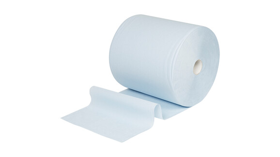 Papierwischtücher Großrolle Kimberly-Clark WypAll® L10 Jumbo Xtra 7240, 1-lagig, blau, A-Nr.: 18239 - 02