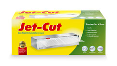 Folienspender Inox Starter-Set für Jet-Cut Refill 450 mm, inkl. 1 Rolle Frischhaltefolie Jet-Cut Refill PVC 450 mm x 600 lfm, A-Nr.: 18902 - 01