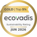 EcoVadis Nachhaltigkeitsauszeichnung Gold