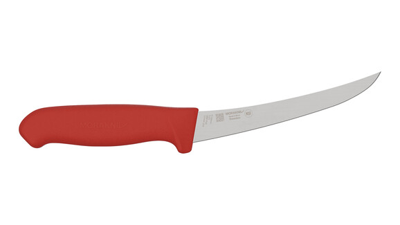 Ausbeinmesser MORAKNIV CB6F-PUG, 158 mm Klingenlänge, rot, gebogen, flexibel, A-Nr.: 19943 - 01