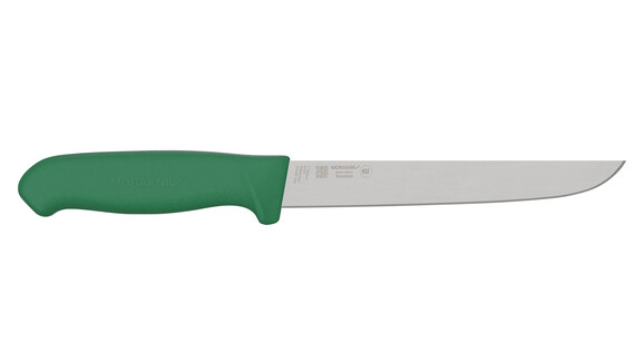 Ausbeinmesser breit MORAKNIV WSB75-PUG, 180 mm Klingenlänge, grün, gerade, steif, A-Nr.: 19946 - 01